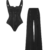 Swimsuit and pant