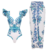 Swimsuit and sarong