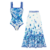 Swimsuit and skirt