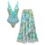Swimsuit and skirt