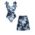 Swimsuit and skirt