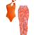 Swimsuit and sarong