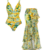 Swimsuit and sarong