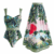 Swimsuit and skirt