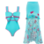 Swimsuit and skirt