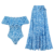 Swimsuit and skirt