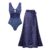 Swimsuit and skirt