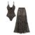 Swimsuit and skirt