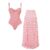 Swimsuit and skirt