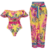Swimsuit and sarong