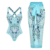 Swimsuit and sarong