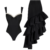 Swimsuit and skirt