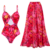 Swimsuit and skirt