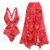 Swimsuit and skirt