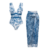 Swimsuit and sarong