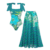 Swimsuit and skirt